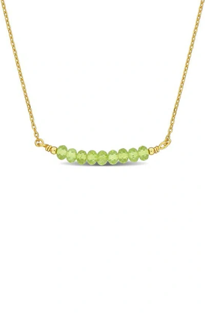 Delmar Beaded Chain Necklace In Gold