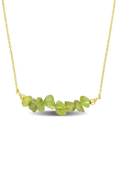 Delmar Beaded Necklace In Green