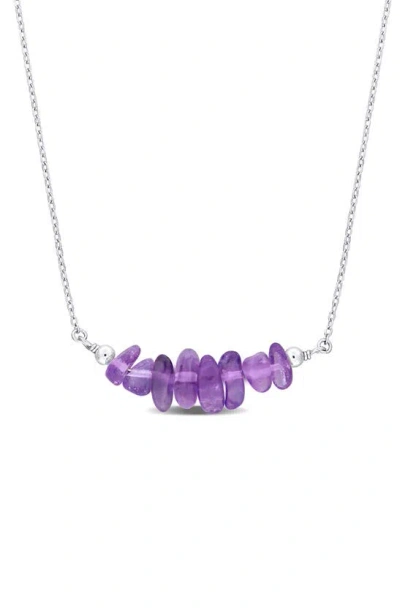 Delmar Beaded Necklace In Purple