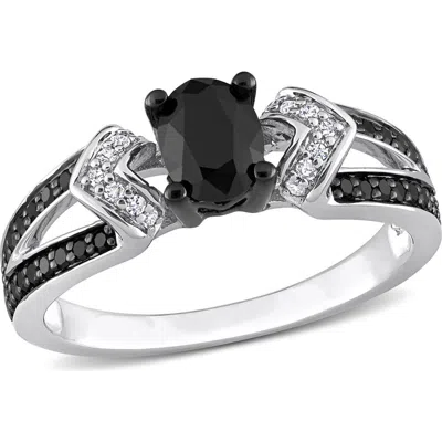 Delmar Black & White Diamond Ring