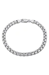 Delmar Box Chain Bracelet In Metallic