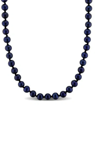 Delmar Cultured Black Pearl Necklace, 5–5.5mm