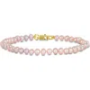 Delmar Cultured Freshwater Pearl Bracelet In Pink