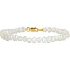 Delmar Cultured Freshwater Pearl Bracelet In White