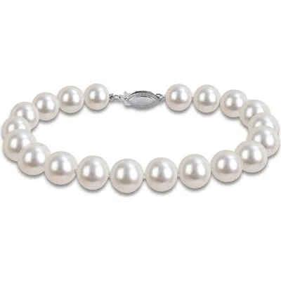 Delmar Cultured Freshwater Pearl Bracelet In White