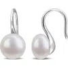 Delmar Cultured Freshwater Pearl Drop Earrings In White