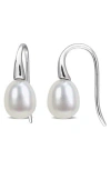 Delmar Cultured Freshwater Pearl Drop Earrings In Metallic
