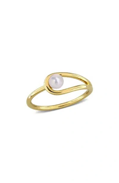 Delmar Cultured Freshwater Pearl Ring In Gold