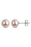 Delmar Cultured Freshwater Pearl Stud Earrings In Metallic