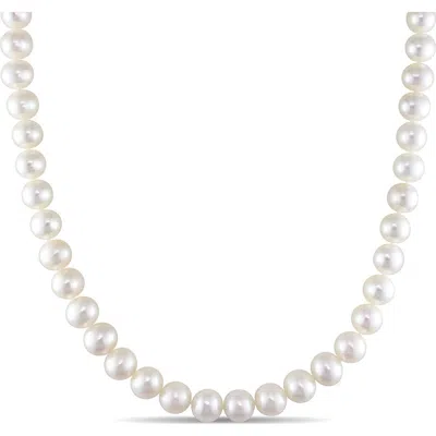 Delmar Cultured Pearl Necklace, 7–7.5mm In Transparent