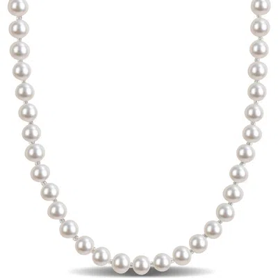 Delmar Cultured Pearl Strand Necklace In White