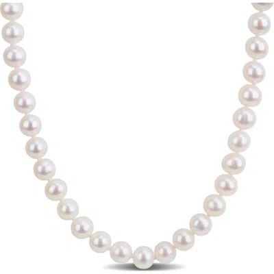 Delmar Cultured Pearl Strand Necklace In White