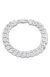Delmar Curb Link Bracelet In Silver