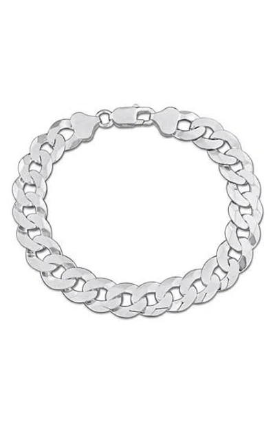 Delmar Curb Link Bracelet In Silver
