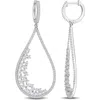 Delmar Dew Lab Grown Moissanite Drop Earrings