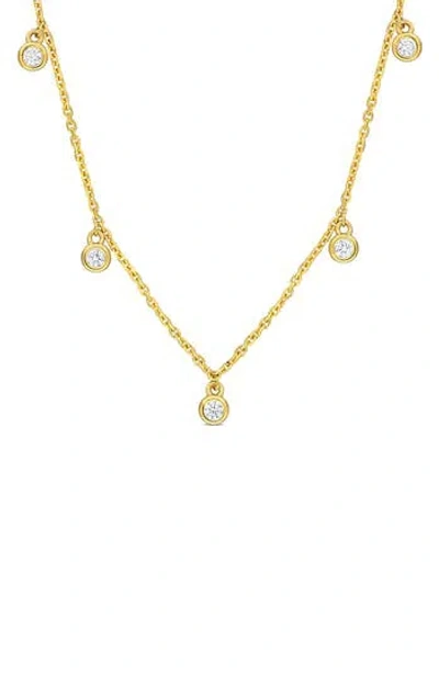 Delmar Diamond Charm Necklace In Gold