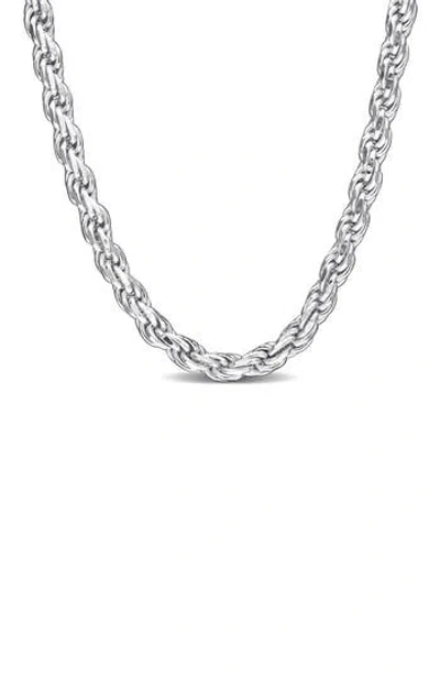 Delmar Diamond Cut Rope Chain Necklace, 2.30mm In Red
