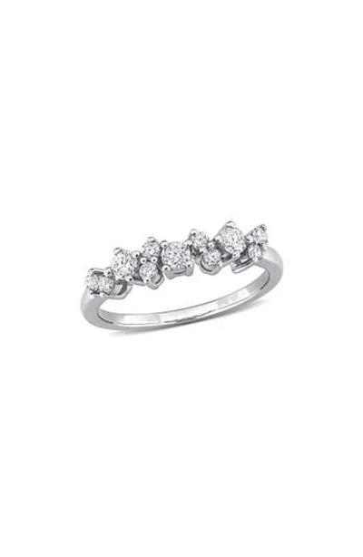 Delmar Diamond Ring In Metallic