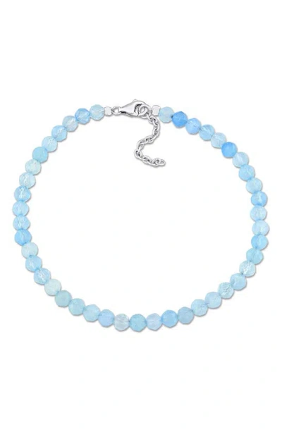 Delmar Faceted Beaded Bracelet In Blue