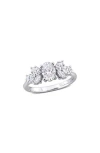 Delmar Lab-created Moissanite Engagement Ring In White