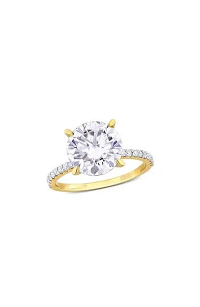 Delmar Lab-created Moissanite Ring In White