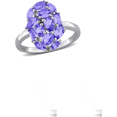 Delmar Multi-shaped Tanzanite Statement Ring In Purple