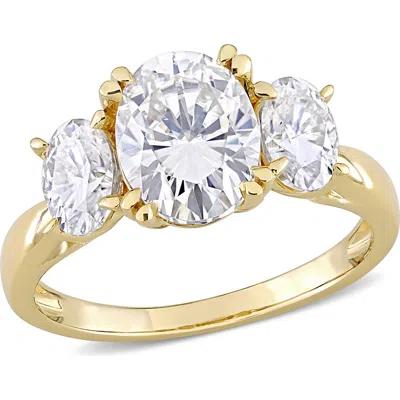 Delmar Oval Lab-created Moissanite Ring In Gold