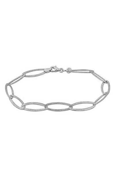 Delmar Oval Link Bracelet In Metallic