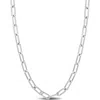 Delmar Paperclip Chain Necklace In Metallic