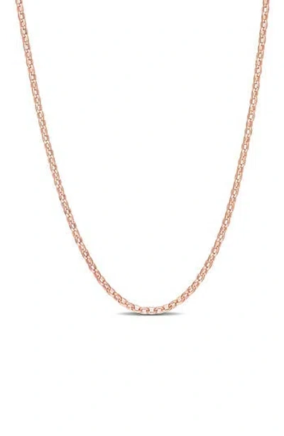 Delmar Rolo Chain Necklace, 1.85mm In Pink