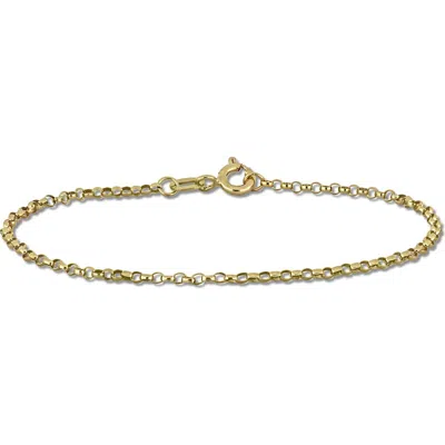 Delmar Rolo Link Chain Bracelet, 1.50mm In Gold