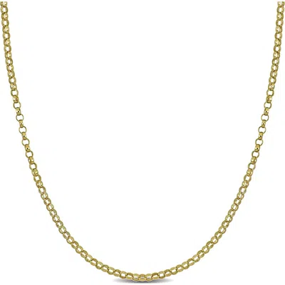 Delmar Rolo Link Chain Necklace, 1.50mm In Gold