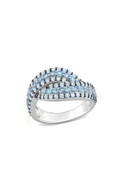 Delmar Sky & Swiss Blue Topaz Ring