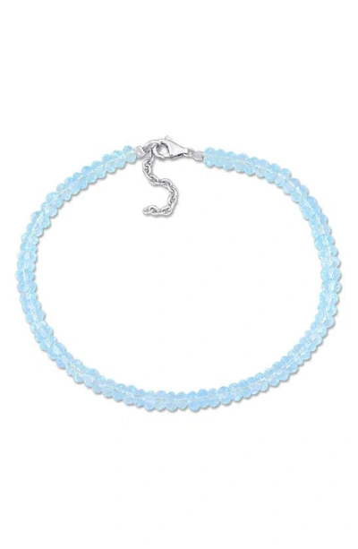 Delmar Sky Blue Topaz Beaded Bracelet