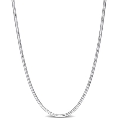 Delmar Snake Chain Necklace, 1.90mm In Silver