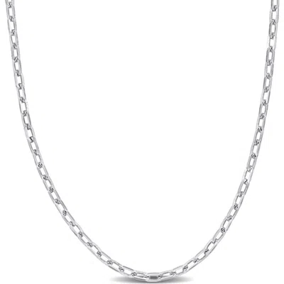 Delmar Sterling Silver Diamond Cut Curb Chain Necklace