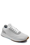 Delo Go Green Knit Running Shoe In White