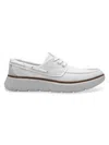 Delo Go Green Men's Boat Shoe In White