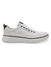 Delo Go Green Men's Canvas Low Top Sneakers In Ivory