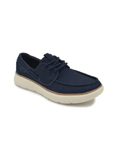 Delo Go Green Men's Comfort Boat Shoes In Navy