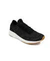 Delo Go Green Knit Running Shoe In Black