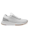 Delo Go Green Men's Comfort Run Sneakers In White