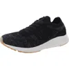 Delo Go Green Knit Running Shoe In Black