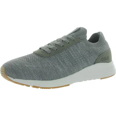 Delo Go Green Mens Fitness Workout Running & Training Shoes In Grey
