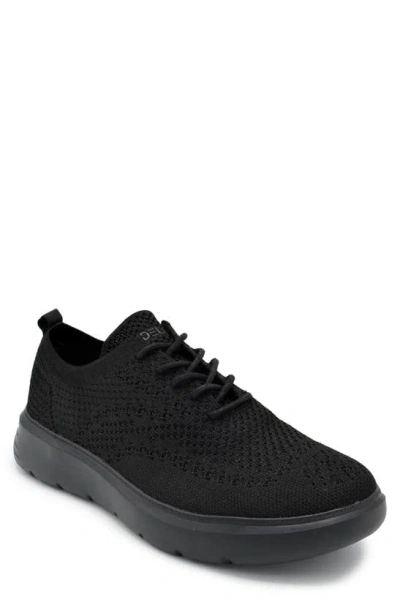 Delo Go Green Mesh Sneaker In Black/ Black