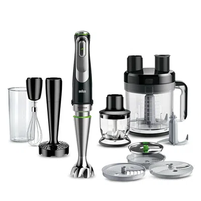 Delonghi Braun Multiquick Hand Blender With Accessories In Black