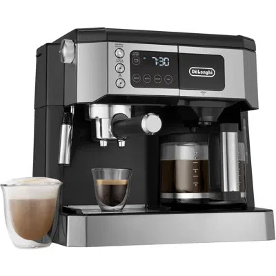 Delonghi Coffee And Espresso Combo Brewer In Black