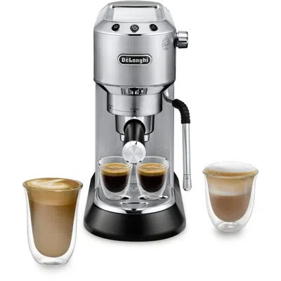 Delonghi Dedica Arte Espresso Machine In Silver;black