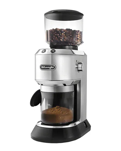 Delonghi Dedica Conical Burr Grinder With 14-cup Grinding Capability In Silver