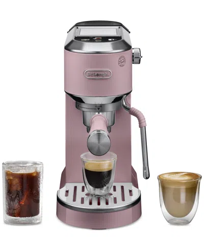 Delonghi Dedica Duo Espresso Machine In Pink
